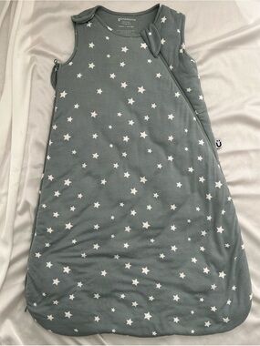 Gunamuna Grey Star Sleeveless Baby Sleep Sack Stars 2.6 TOG
